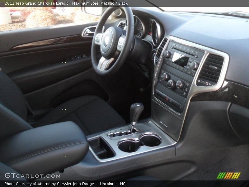 Maximum Steel Metallic / Black 2012 Jeep Grand Cherokee Laredo