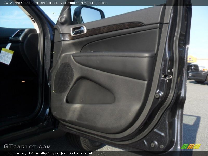 Maximum Steel Metallic / Black 2012 Jeep Grand Cherokee Laredo