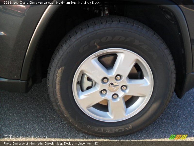 Maximum Steel Metallic / Black 2012 Jeep Grand Cherokee Laredo