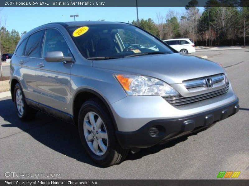 Whistler Silver Metallic / Gray 2007 Honda CR-V EX-L