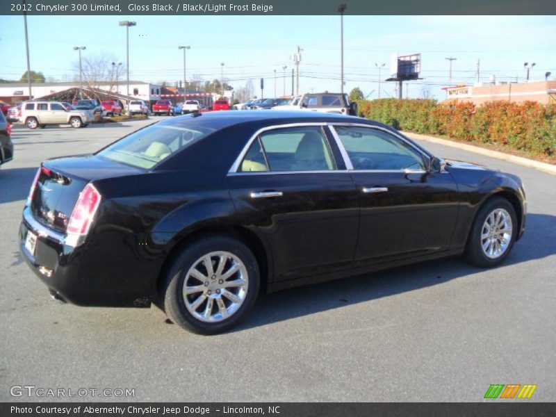 Gloss Black / Black/Light Frost Beige 2012 Chrysler 300 Limited
