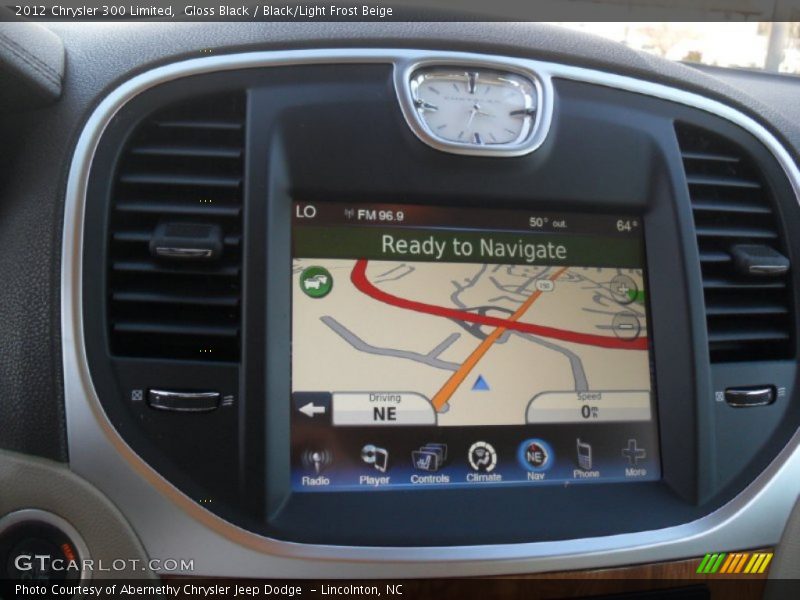 Gloss Black / Black/Light Frost Beige 2012 Chrysler 300 Limited