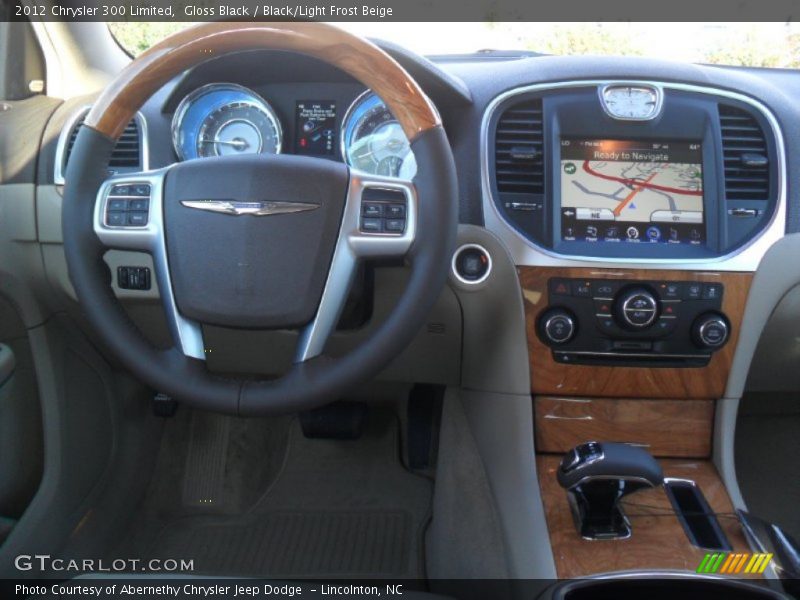 Gloss Black / Black/Light Frost Beige 2012 Chrysler 300 Limited