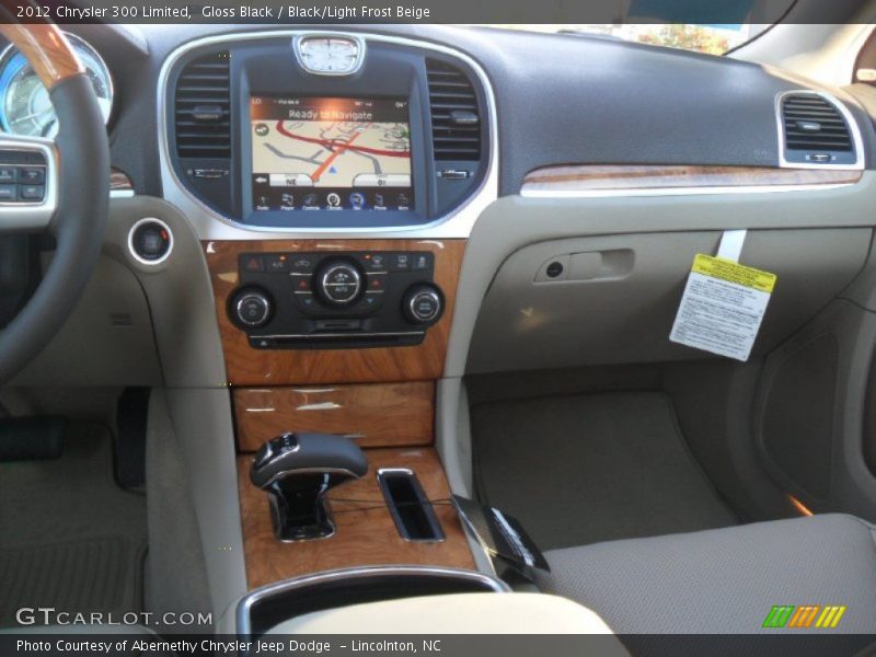 Gloss Black / Black/Light Frost Beige 2012 Chrysler 300 Limited