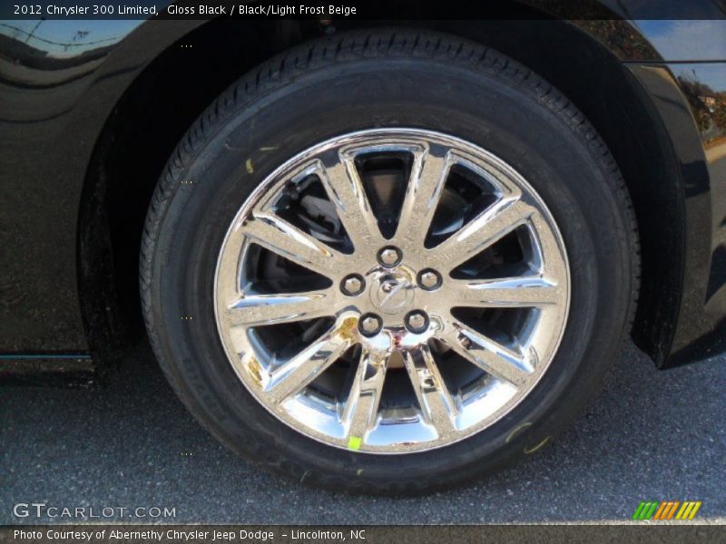 Gloss Black / Black/Light Frost Beige 2012 Chrysler 300 Limited