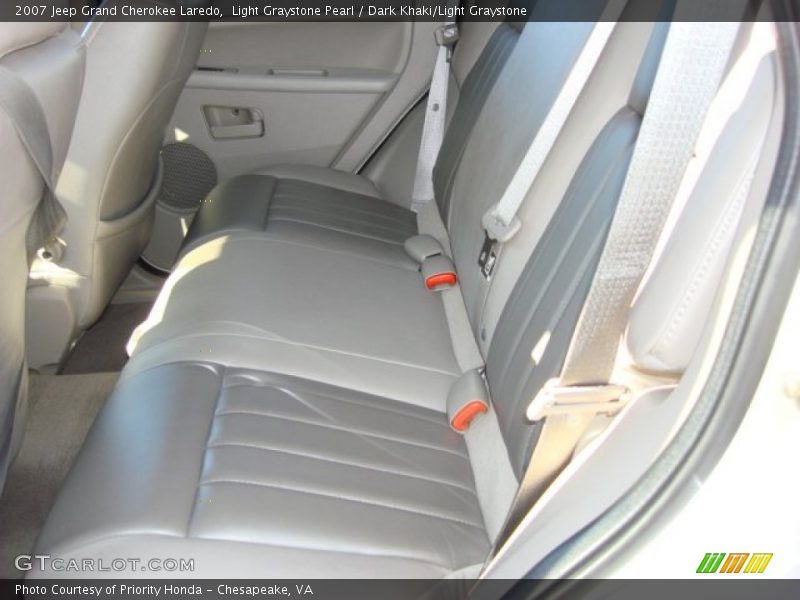 Light Graystone Pearl / Dark Khaki/Light Graystone 2007 Jeep Grand Cherokee Laredo