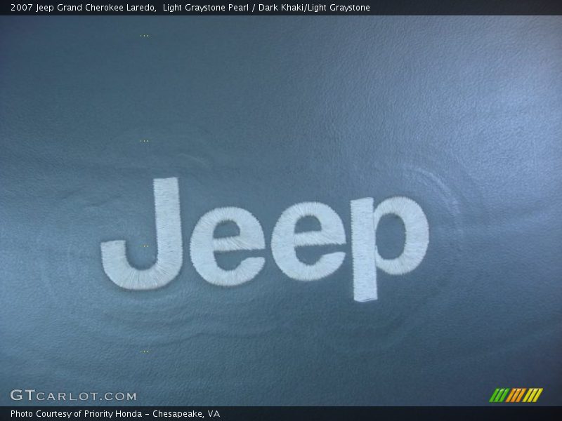 Light Graystone Pearl / Dark Khaki/Light Graystone 2007 Jeep Grand Cherokee Laredo
