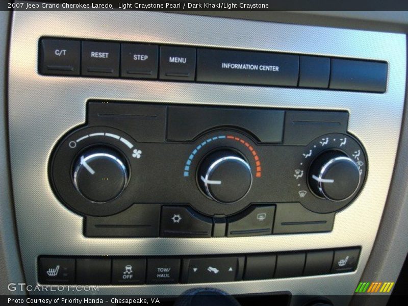 Light Graystone Pearl / Dark Khaki/Light Graystone 2007 Jeep Grand Cherokee Laredo
