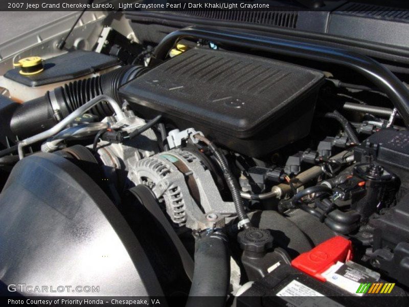 Light Graystone Pearl / Dark Khaki/Light Graystone 2007 Jeep Grand Cherokee Laredo