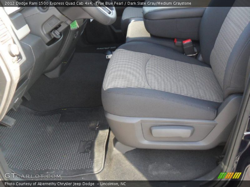 True Blue Pearl / Dark Slate Gray/Medium Graystone 2012 Dodge Ram 1500 Express Quad Cab 4x4