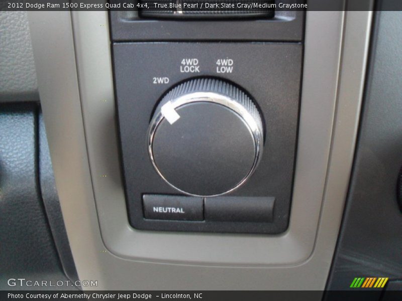 True Blue Pearl / Dark Slate Gray/Medium Graystone 2012 Dodge Ram 1500 Express Quad Cab 4x4
