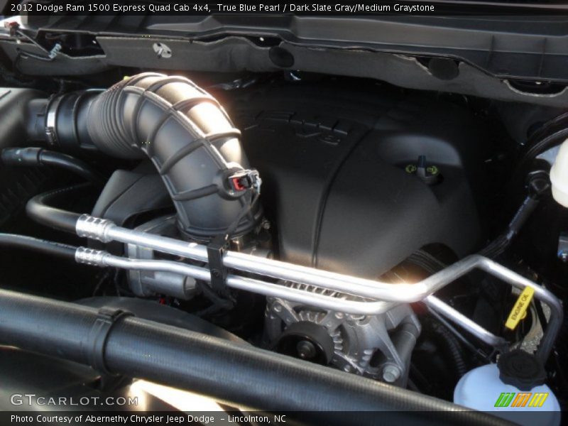 True Blue Pearl / Dark Slate Gray/Medium Graystone 2012 Dodge Ram 1500 Express Quad Cab 4x4