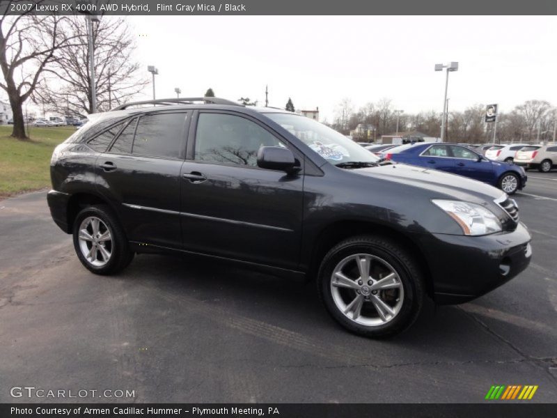 Flint Gray Mica / Black 2007 Lexus RX 400h AWD Hybrid