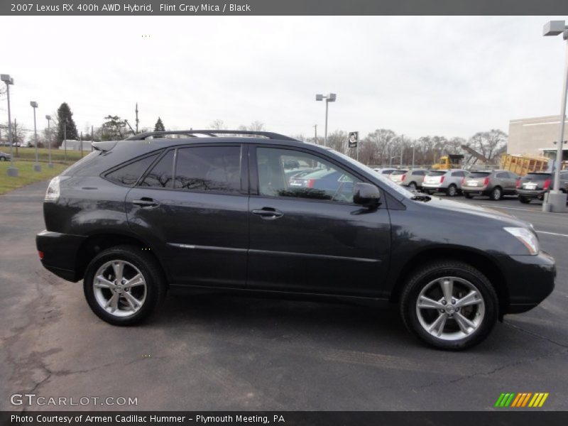 Flint Gray Mica / Black 2007 Lexus RX 400h AWD Hybrid