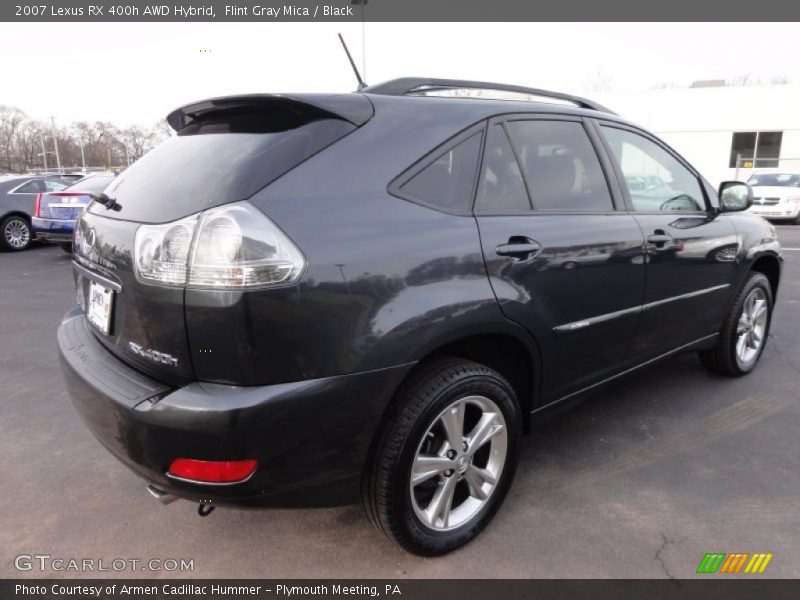 Flint Gray Mica / Black 2007 Lexus RX 400h AWD Hybrid