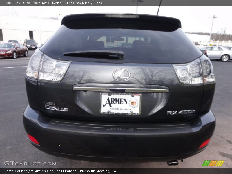 Flint Gray Mica / Black 2007 Lexus RX 400h AWD Hybrid