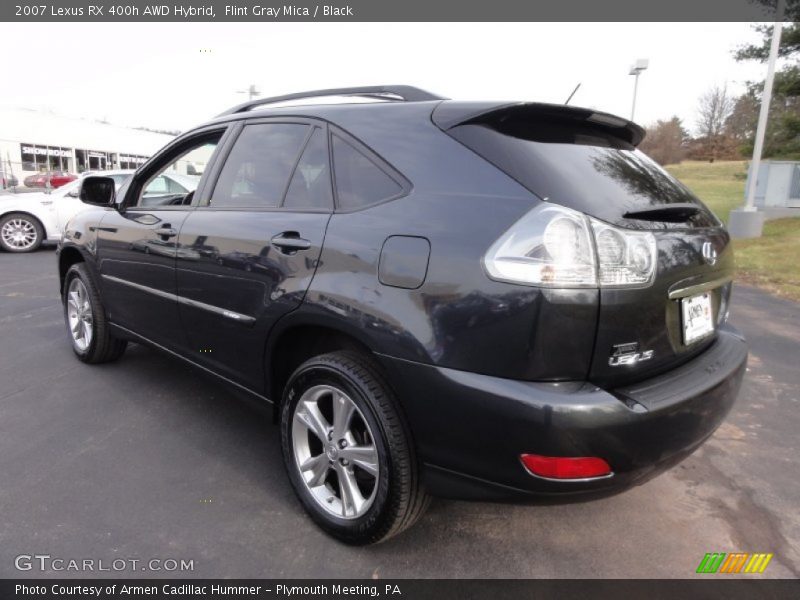 Flint Gray Mica / Black 2007 Lexus RX 400h AWD Hybrid