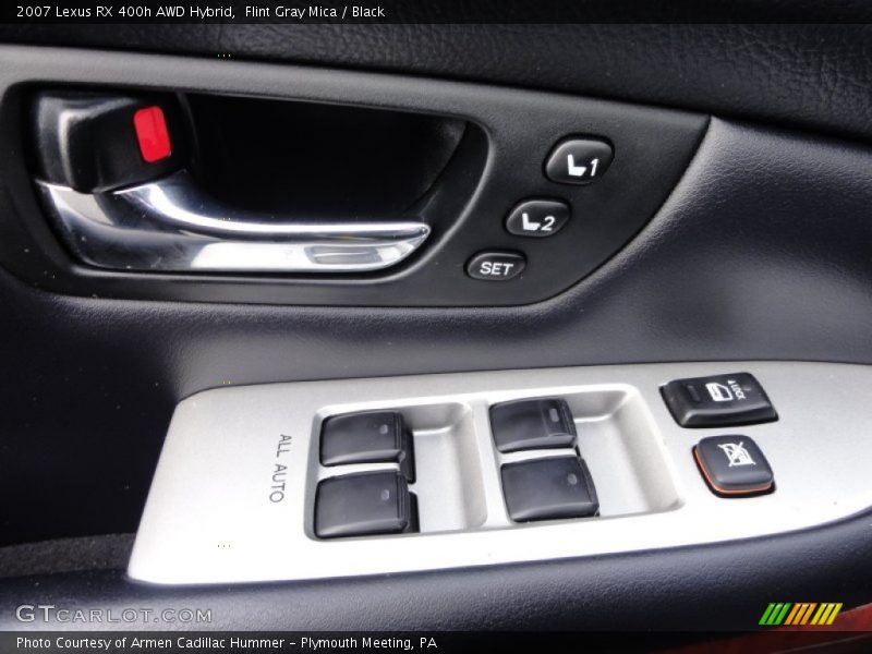 Flint Gray Mica / Black 2007 Lexus RX 400h AWD Hybrid