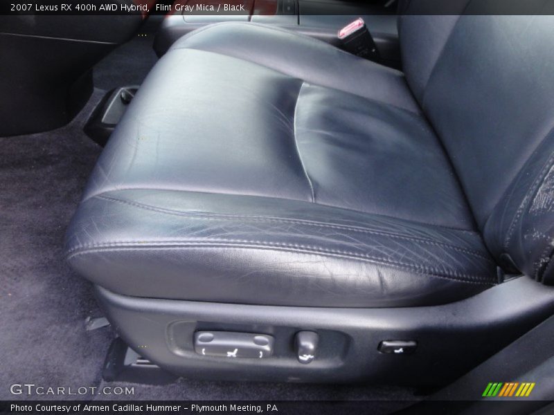 Flint Gray Mica / Black 2007 Lexus RX 400h AWD Hybrid