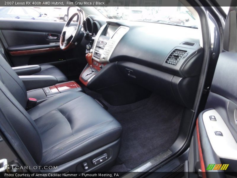 Flint Gray Mica / Black 2007 Lexus RX 400h AWD Hybrid