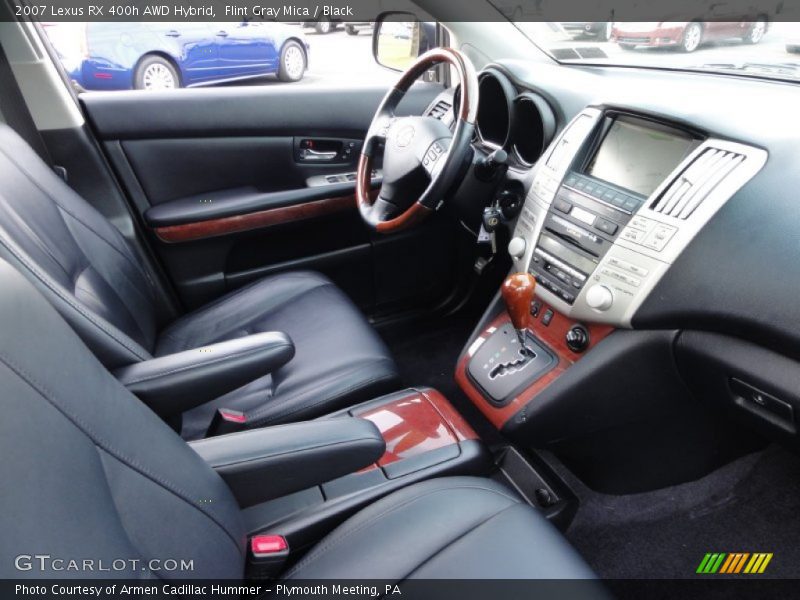 Flint Gray Mica / Black 2007 Lexus RX 400h AWD Hybrid