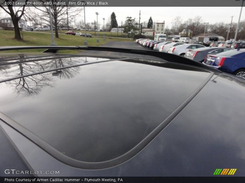 Flint Gray Mica / Black 2007 Lexus RX 400h AWD Hybrid