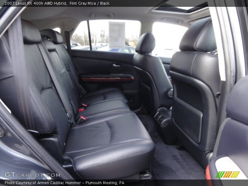 Flint Gray Mica / Black 2007 Lexus RX 400h AWD Hybrid