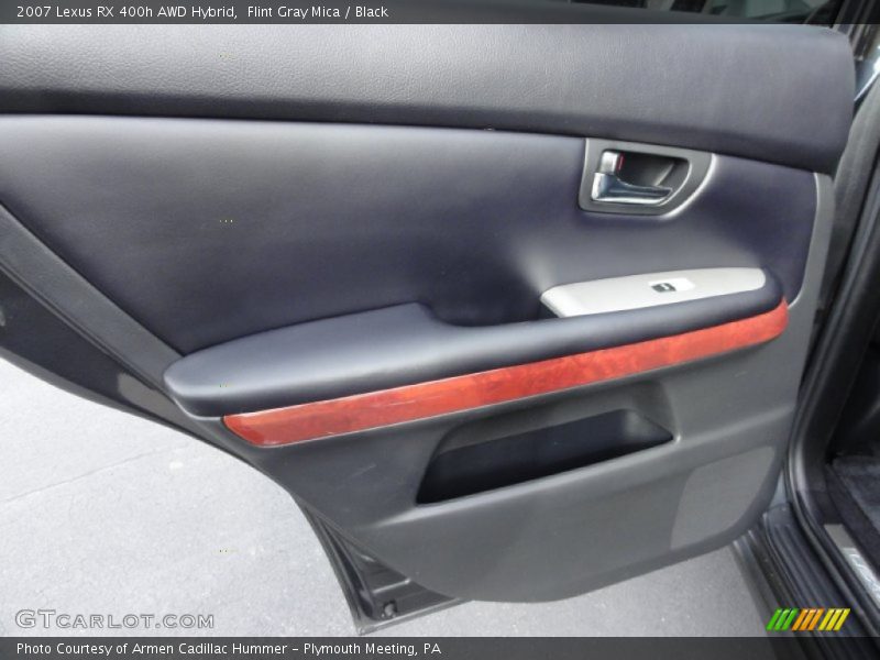 Flint Gray Mica / Black 2007 Lexus RX 400h AWD Hybrid