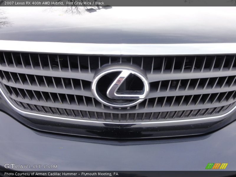 Flint Gray Mica / Black 2007 Lexus RX 400h AWD Hybrid