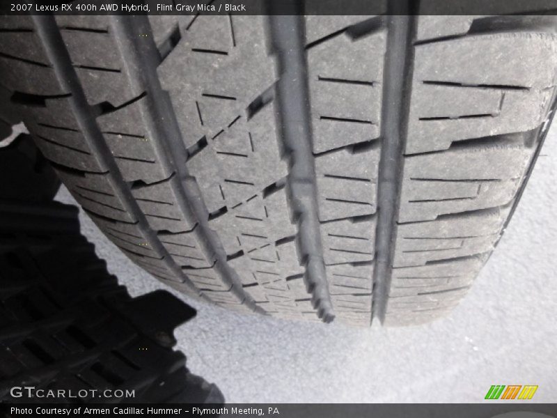 Flint Gray Mica / Black 2007 Lexus RX 400h AWD Hybrid