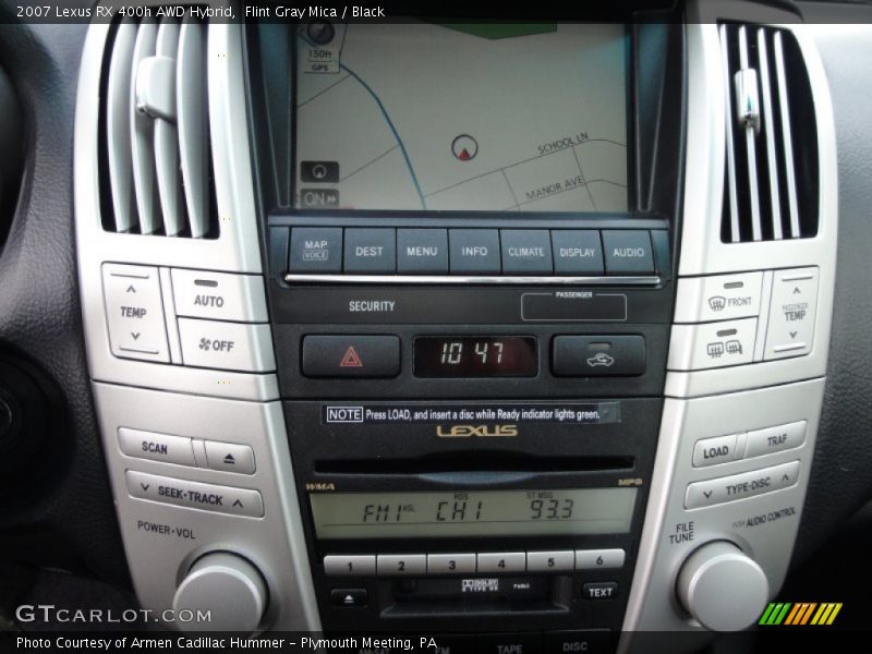 Flint Gray Mica / Black 2007 Lexus RX 400h AWD Hybrid