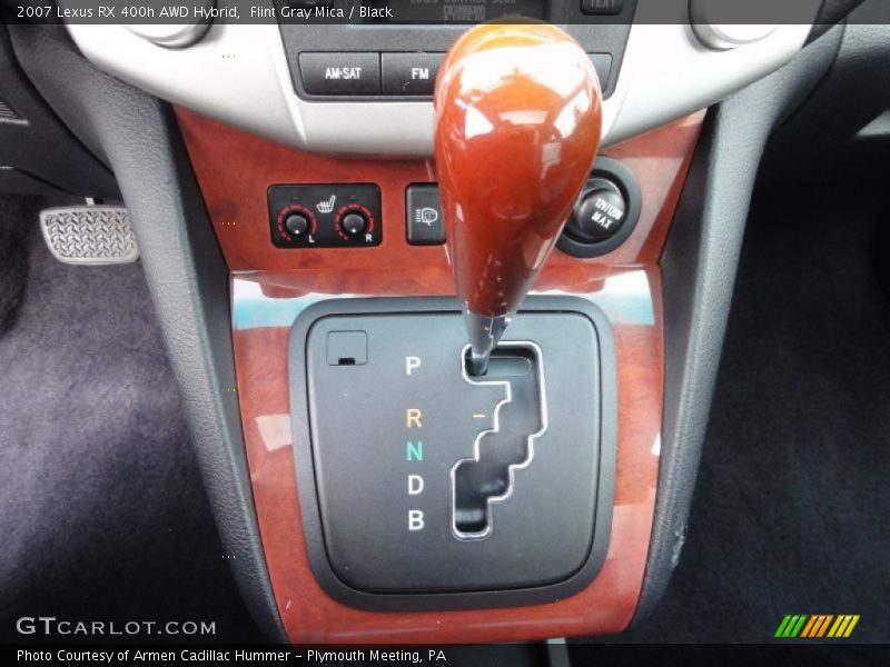 Flint Gray Mica / Black 2007 Lexus RX 400h AWD Hybrid