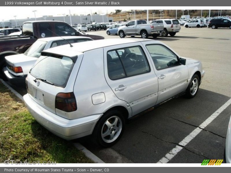 Satin Silver Metallic / Black 1999 Volkswagen Golf Wolfsburg 4 Door