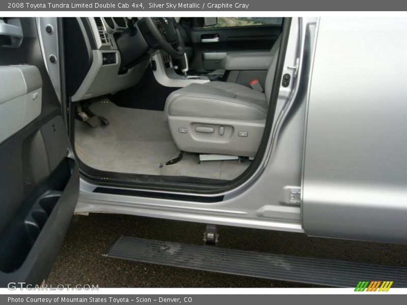 Silver Sky Metallic / Graphite Gray 2008 Toyota Tundra Limited Double Cab 4x4