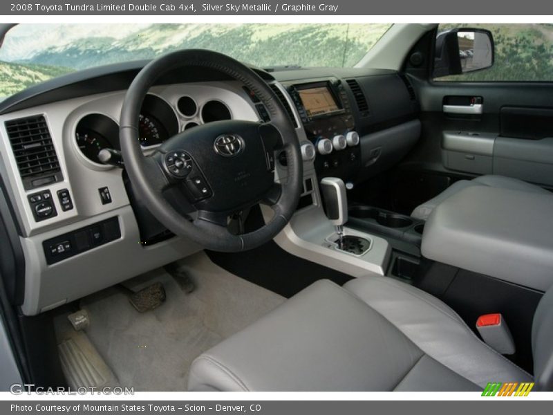 Silver Sky Metallic / Graphite Gray 2008 Toyota Tundra Limited Double Cab 4x4