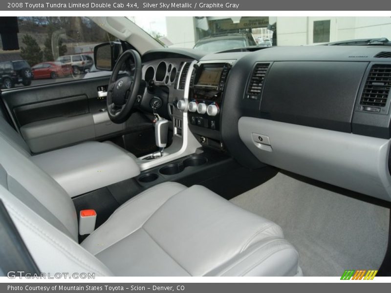 Silver Sky Metallic / Graphite Gray 2008 Toyota Tundra Limited Double Cab 4x4
