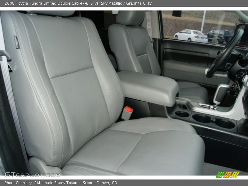 Silver Sky Metallic / Graphite Gray 2008 Toyota Tundra Limited Double Cab 4x4