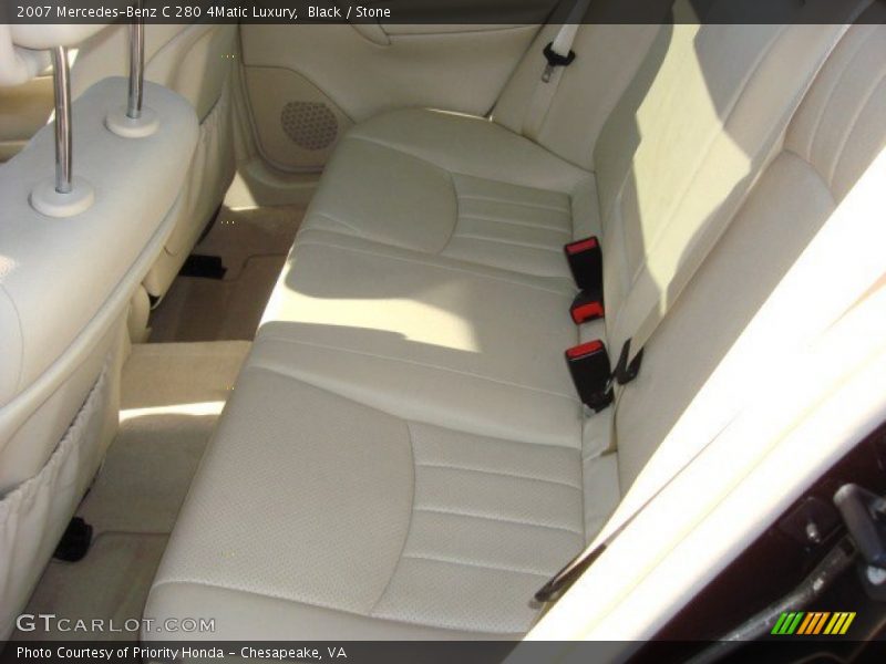 Black / Stone 2007 Mercedes-Benz C 280 4Matic Luxury