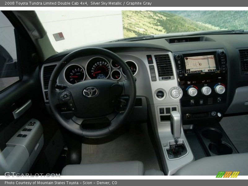 Silver Sky Metallic / Graphite Gray 2008 Toyota Tundra Limited Double Cab 4x4
