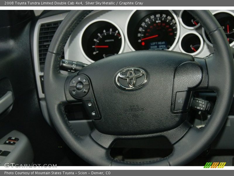 Silver Sky Metallic / Graphite Gray 2008 Toyota Tundra Limited Double Cab 4x4