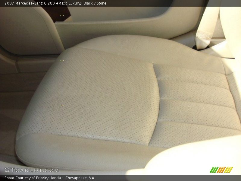 Black / Stone 2007 Mercedes-Benz C 280 4Matic Luxury