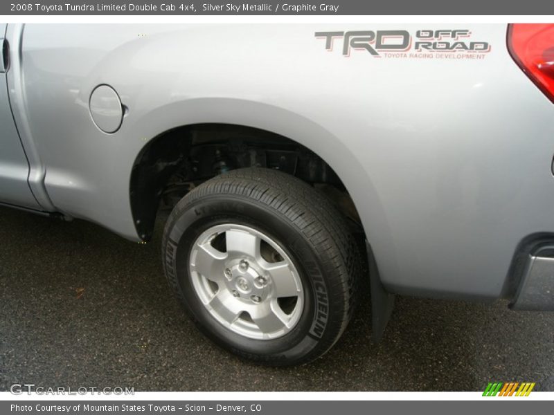 Silver Sky Metallic / Graphite Gray 2008 Toyota Tundra Limited Double Cab 4x4