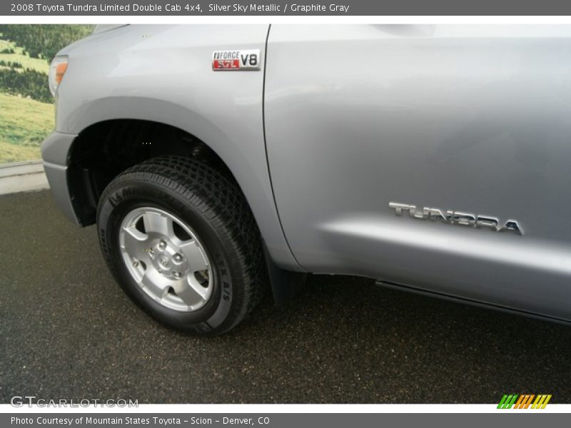 Silver Sky Metallic / Graphite Gray 2008 Toyota Tundra Limited Double Cab 4x4