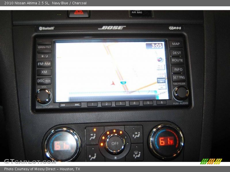 Navy Blue / Charcoal 2010 Nissan Altima 2.5 SL