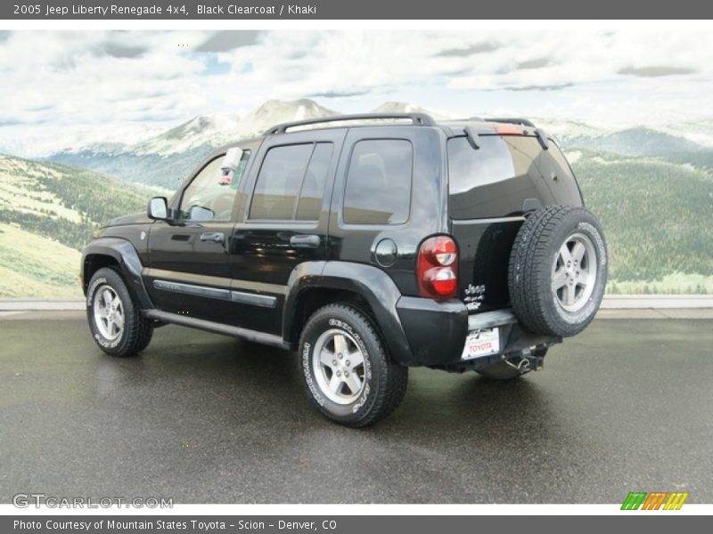 Black Clearcoat / Khaki 2005 Jeep Liberty Renegade 4x4
