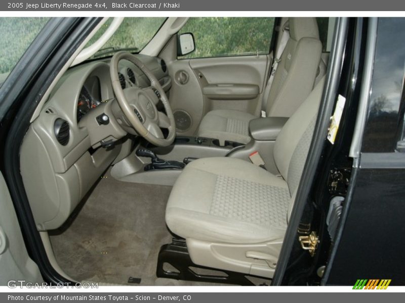 Black Clearcoat / Khaki 2005 Jeep Liberty Renegade 4x4