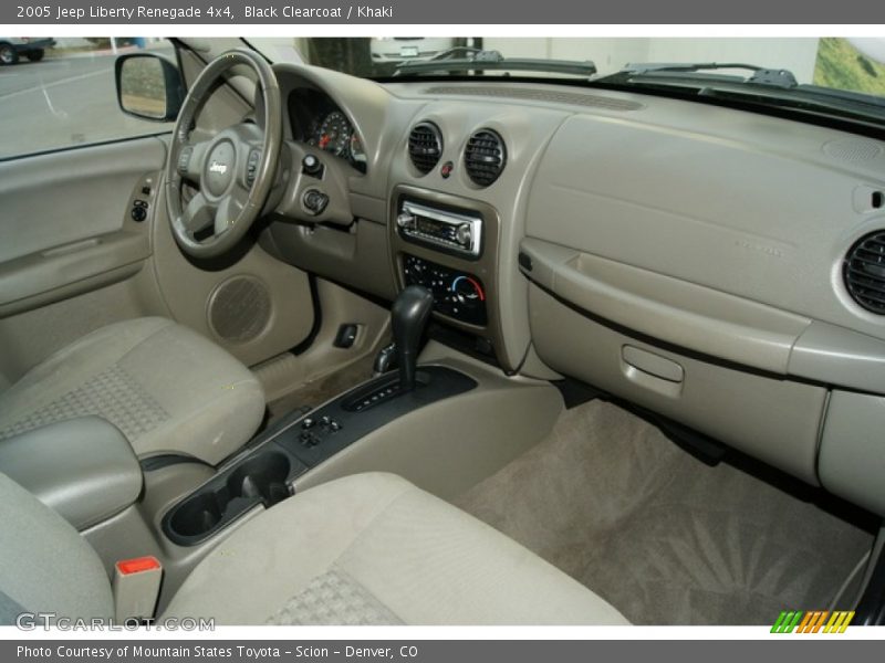 Black Clearcoat / Khaki 2005 Jeep Liberty Renegade 4x4