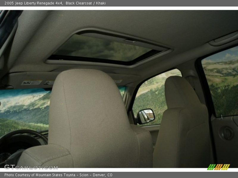 Black Clearcoat / Khaki 2005 Jeep Liberty Renegade 4x4