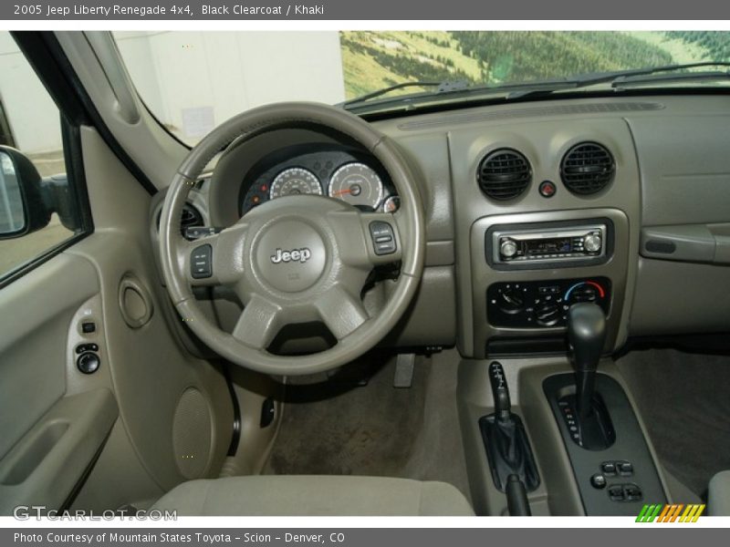 Black Clearcoat / Khaki 2005 Jeep Liberty Renegade 4x4
