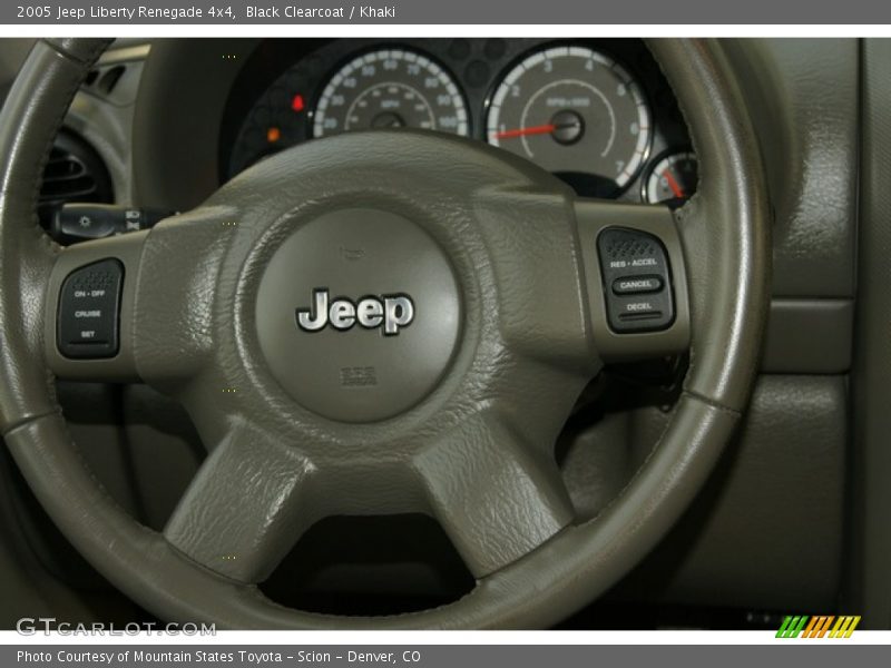 Black Clearcoat / Khaki 2005 Jeep Liberty Renegade 4x4